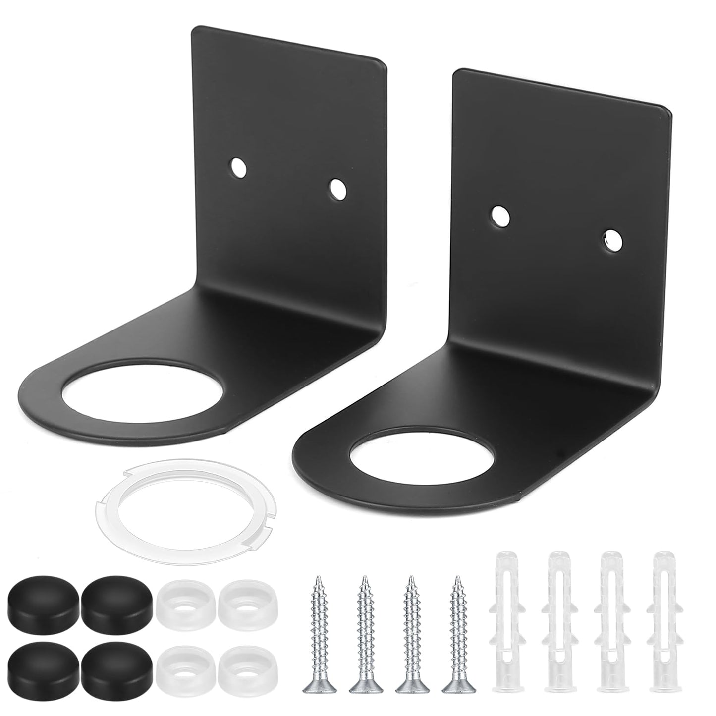 2 Pcs Soap Bottle Dispenser Holders, 2 Sizes Wall Mounted Soap Pump Bottles Stands