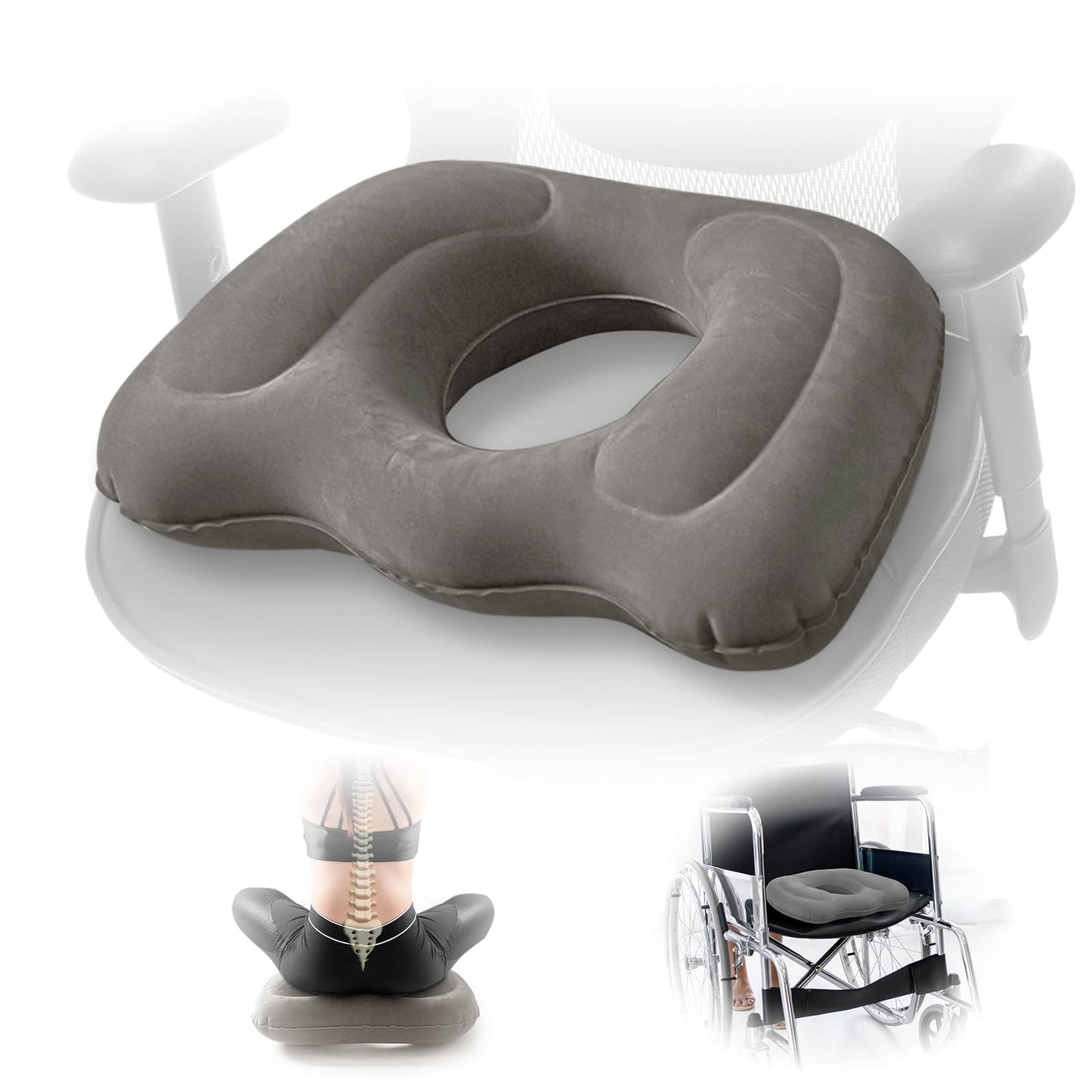 Hantaiwan Doughnut cushion,inflatable donut pillow,coccyx cushion,