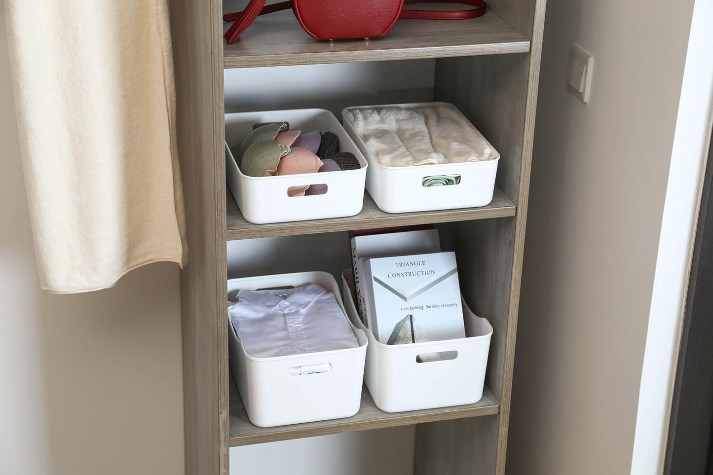 BigTron Storage Bin with Handle-Kitchen Pantry, Bathroom Vanity, Laundry, Health,Refrigerator and Beauty Product Supply Organizer
