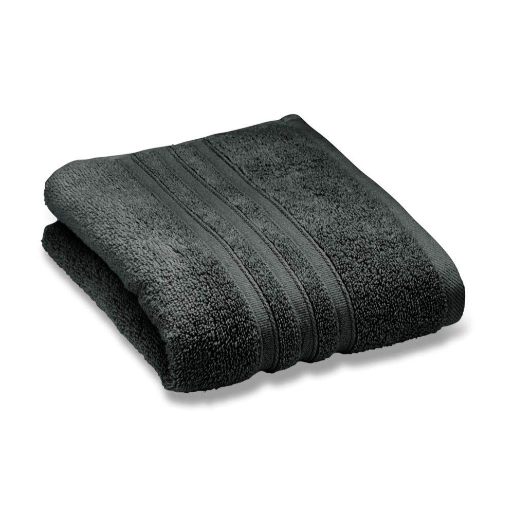 Catherine Lansfield Zero Twist Cotton 70x120cm Bath Towel Charcoal Grey