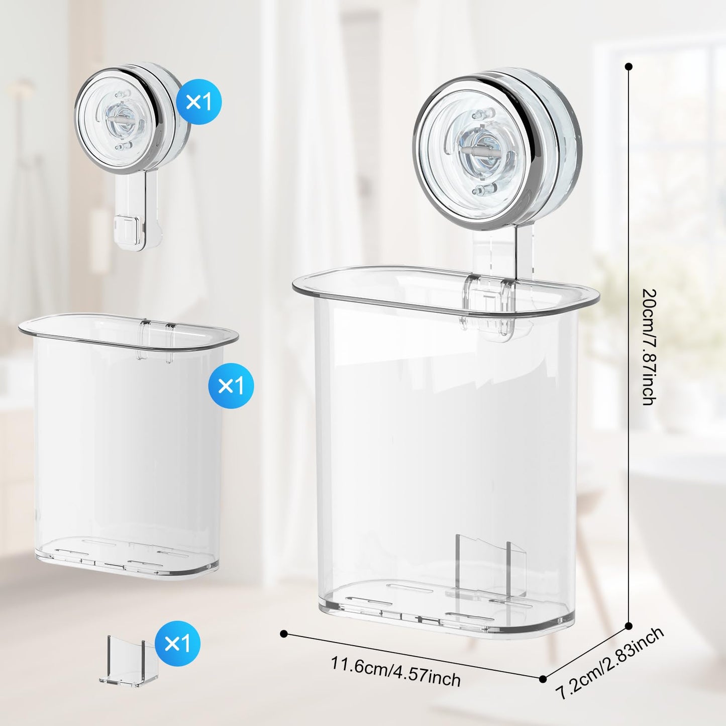 PPAVSTINE Suction Toothbrush Holder Small, Electric Toothbrush Stand