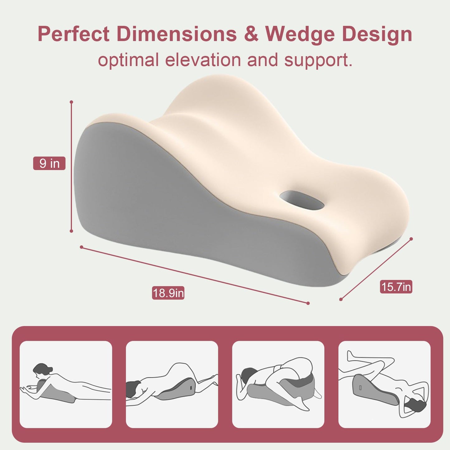 KUNYOS Couples Butt Cushion for Pregnant Women Furniture Pillow Pillowcase Suitable for Home Use, Ideal for Sitting and Lying