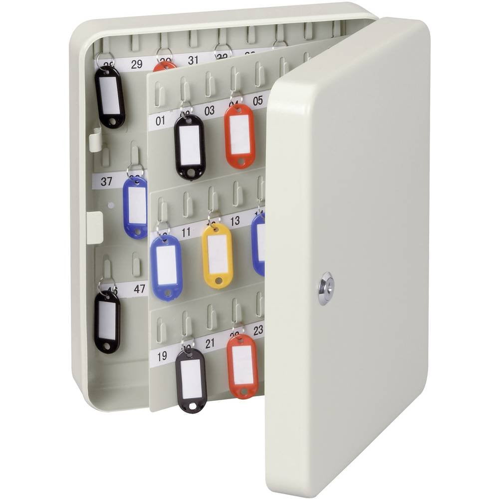 MAUL Wall Mounted Key Cabinet, 90 Keys, 30x24,5x8cm, Grey