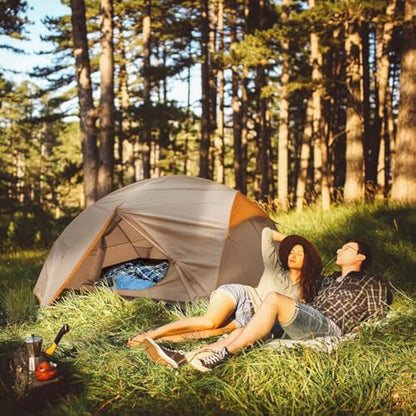 Bessport Tents for Camping - 2 and 3 Person Backpacking Tent, Easy Setup 3-4 Season Lightweight Tent - Waterproof and Windproof, Two Doors, Large Tent Anti-UV for Family, Outdoor, Hiking