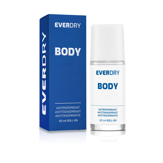 EVERDRY Antiperspirant Body Roll-On 50 ml | For excessive sweating underarms & body ? against heavy sweating without alcohol, colorants & fragrances