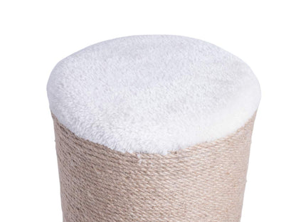 Petface Big Boy Cat Scratcher, Cream
