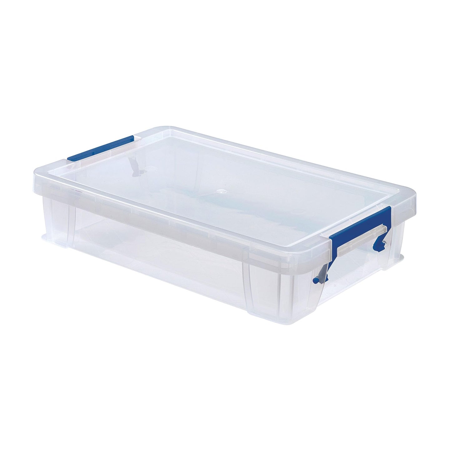Bankers Box Storage Box 5.5L (5 Pack) - BPA-Free, Stackable Plastic Organizer with Clip-Lock Lid, Impact-Resistant & Fully Recyclable for A4 Papers