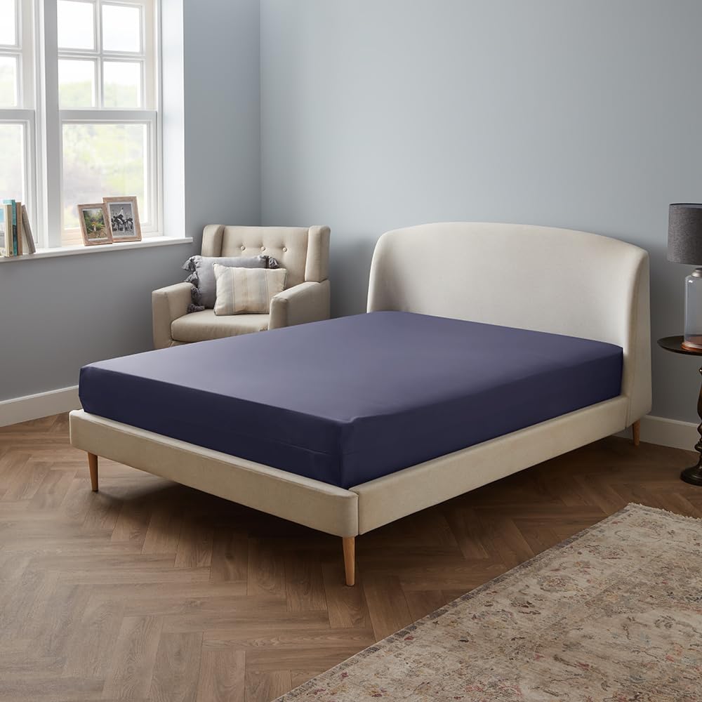 Direct Manufacturing Memory Foam Mattress Cover- Double 4ft6”x6ft 3” (9”), Protection against Liquids, Dust Mites and Wear, NHS Specific, Made in UK
