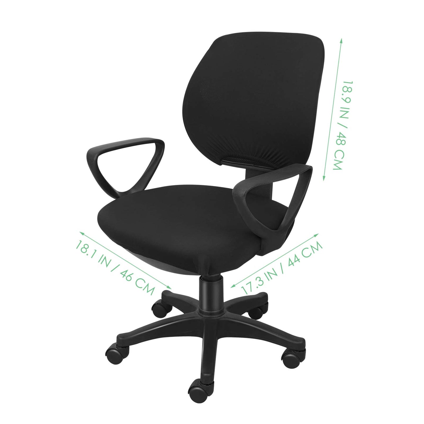 Cabilock Office Chair Covers Stretch Computer, Rotating Armchair Slipcover Protector