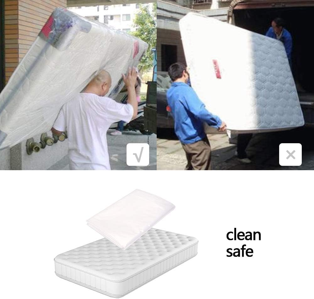 Just Accessories Premium Mattress Storage Bag – Robust Protection for Moving & Storing – Shields Against Dust, Stains, and Pests (Double)