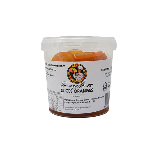 Francisco Moreno Candied Orange Discs - 1kg