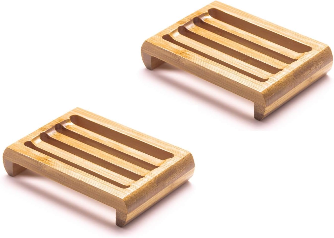 Bamboo Soap Dish | Bamboo Soap Tray | 11cm x 7.5 cm | Eco Product, Eco Friendly Gift (2)