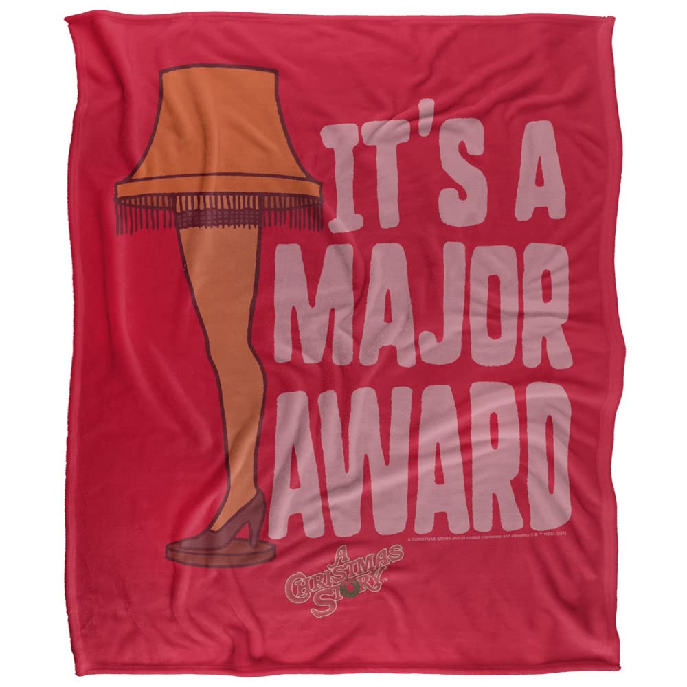 A CHRISTMAS STORY Blanket, 152 x 127 cm Major Award Leg Lamp Silky Touch Super Soft Throw Blanket