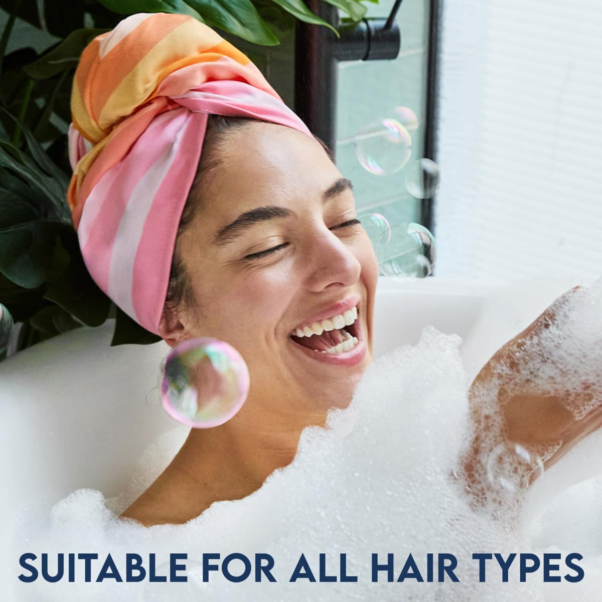 Dock & Bay Turban Hair Towel - For Home & the Beach - Super Absorbent, Quick Dry - Miami Morning, One Size