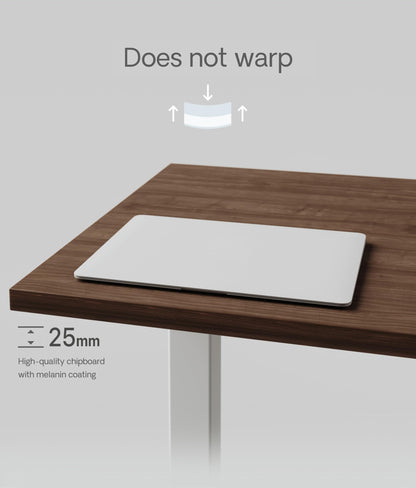 Desktronic Table Top 120 x 60 cm Desk Top - Perfect for Height-Adjustable Desks, Dining Tables and More - Made in Europe
