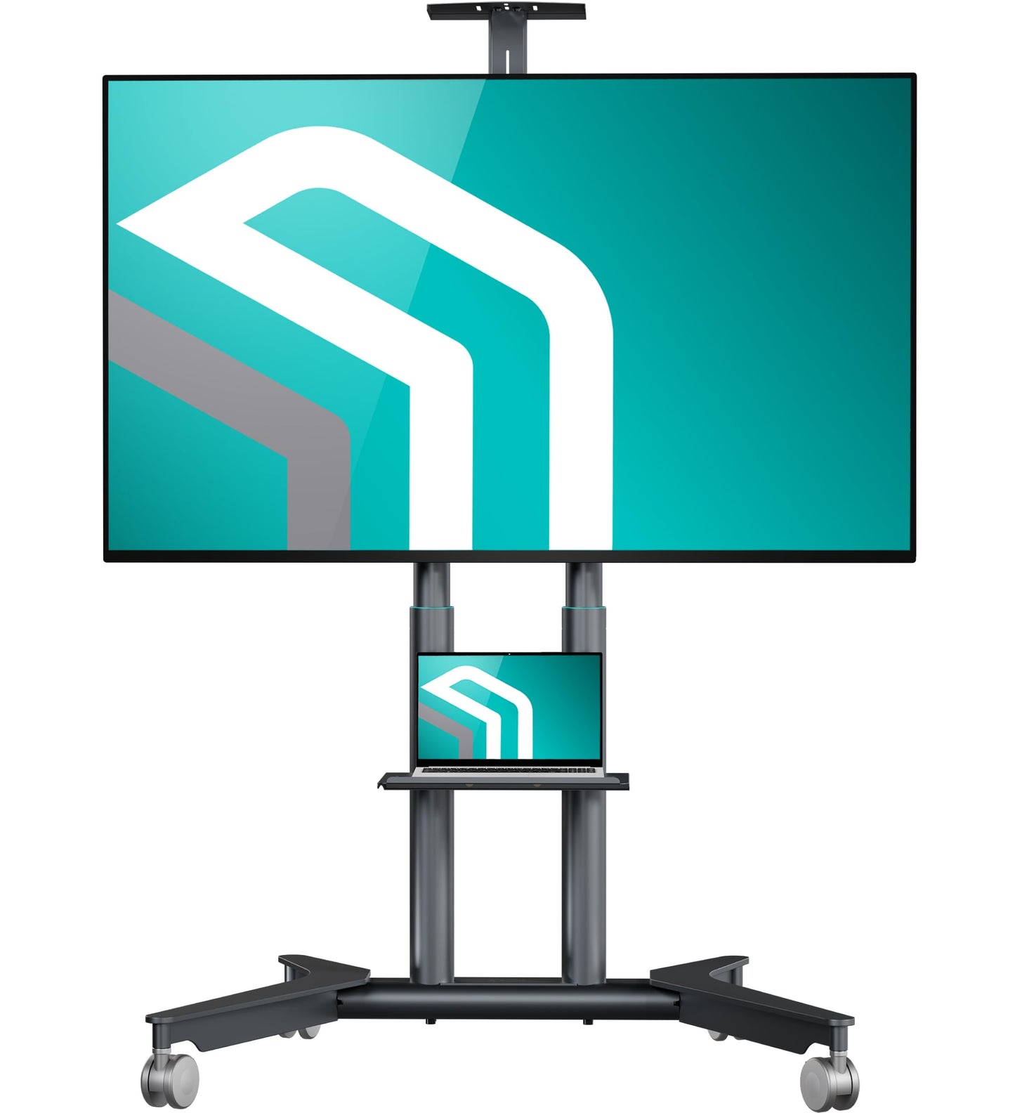 ONKRON Mobile TV Stand 32-75 Inch up to 50 kg, max VESA 600x400, TS1571-G