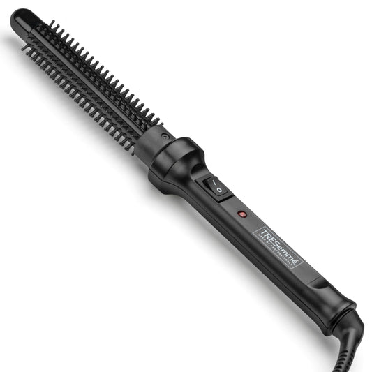 TRESemme Slim Ceramic Hot Brush, easy styling for short hair, lightweight, multi-voltage for travel, 19mm barrel for adding hair volume, shape, and