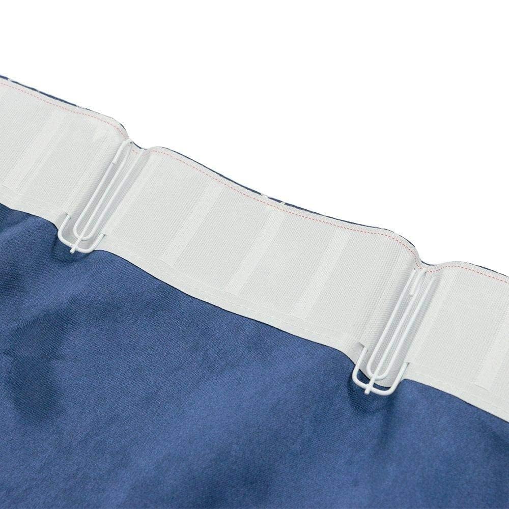 60Pcs White Pinch Pleat Curtain Hooks - Galvanised Metal Drapery Pin Hooks for Windows, Door and Shower Curtains
