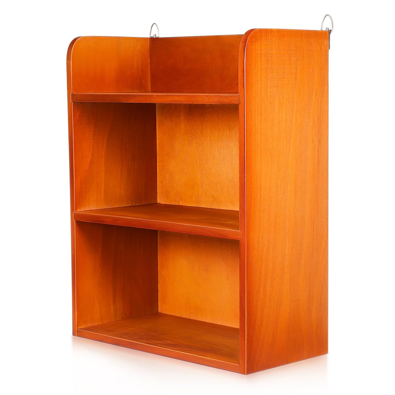 TOPBATHY Japanese-Style Desktop Storage Holder Multi-Layer Solid Wood Rack for Home Office Sundries Organizer Mini Bonsai Small Decor Display 11.81 X