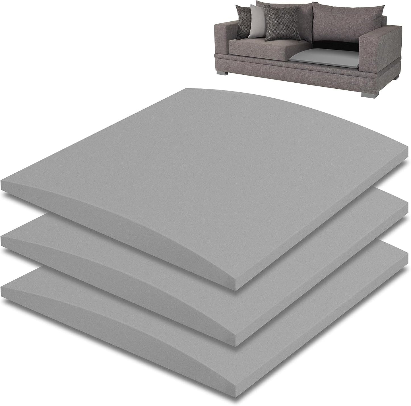3PCS 50 x 50CM Sofa Cushion Support for Sagging Seat,Sofa Support Boards