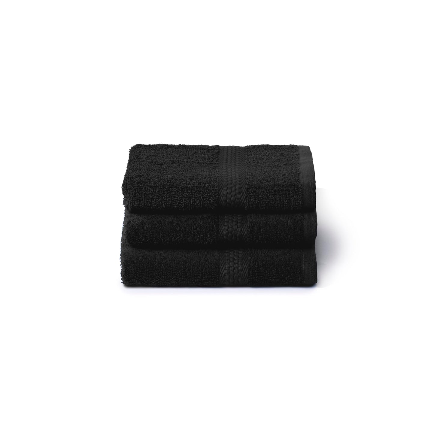 Caleffi Set of 3 Bath Towels Guest Bidet 40 x 60 cm, 100% Terry Cotton
