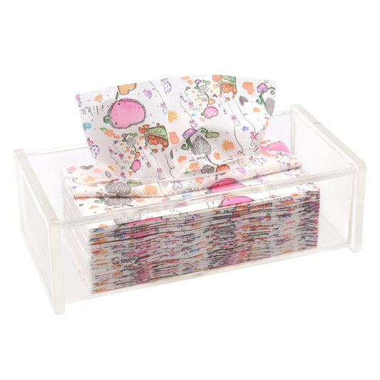 Clear Tissue Box Holder,Acrylic Tissue Box Cover,Tissue Dispenser Box Napkin Storage Box,for Dining Room,Dresser Decoration,Office,Bedroom