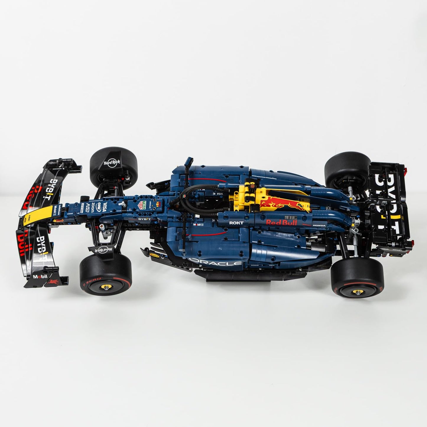 Brickify Display Stand Compatible with Technic Red Bull F1 42206 – Premium Shelf Stand for Formula 1 Race Car Models