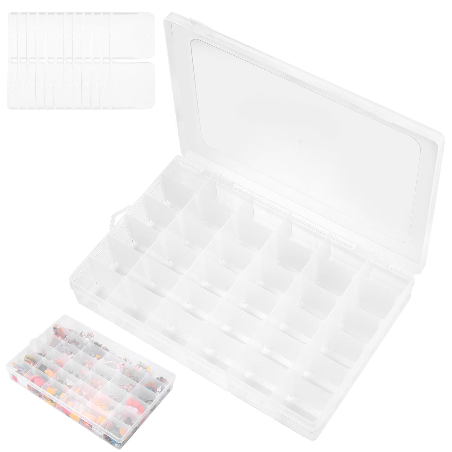 McBlast 1 Pc Stackable Snack Box 36 Removable Grids