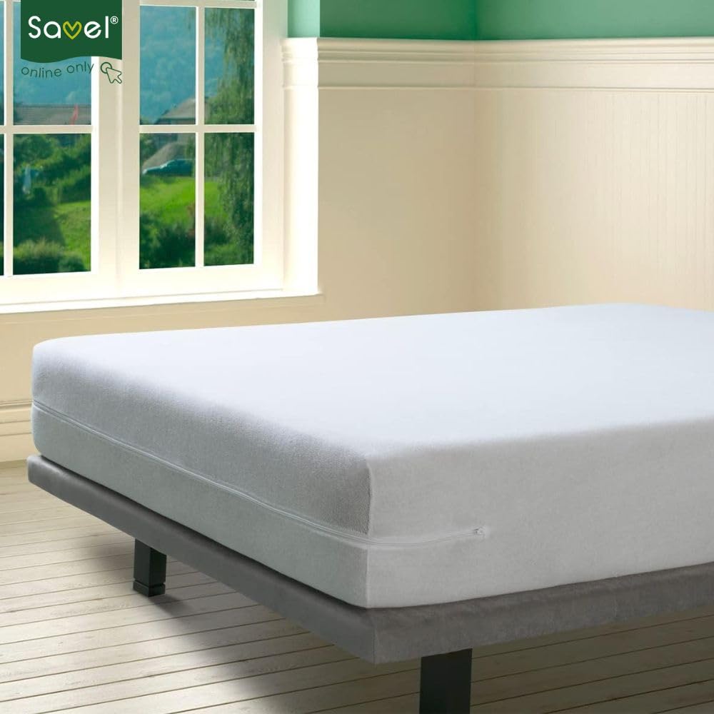 SAVEL Mattress Encasement 105x190/200cm Silk Touch Zipped