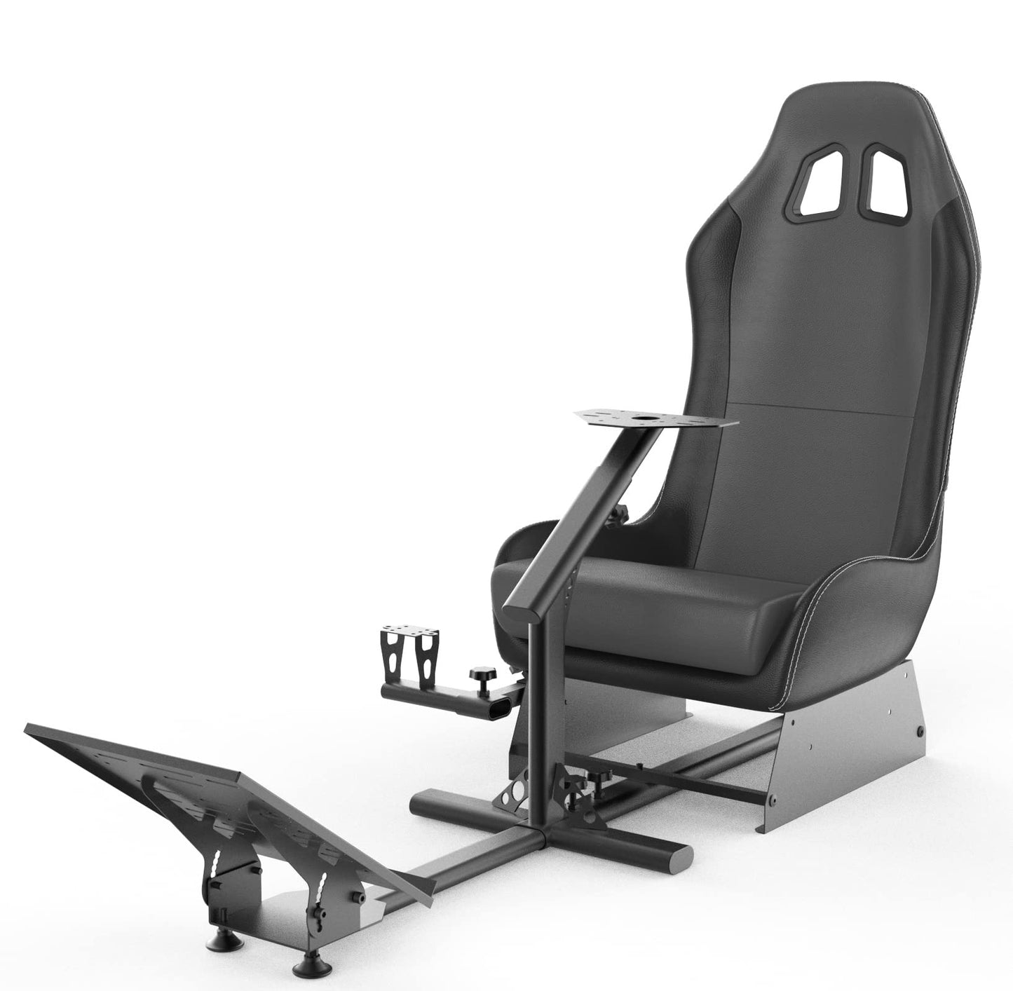 cirearoa Racing Wheel Stand with seat gaming chair Simulator Driving Cockpit for G923 G29 G920 T300RS TX F458 T500RS,PS3/PS4/PS5 Xbox One