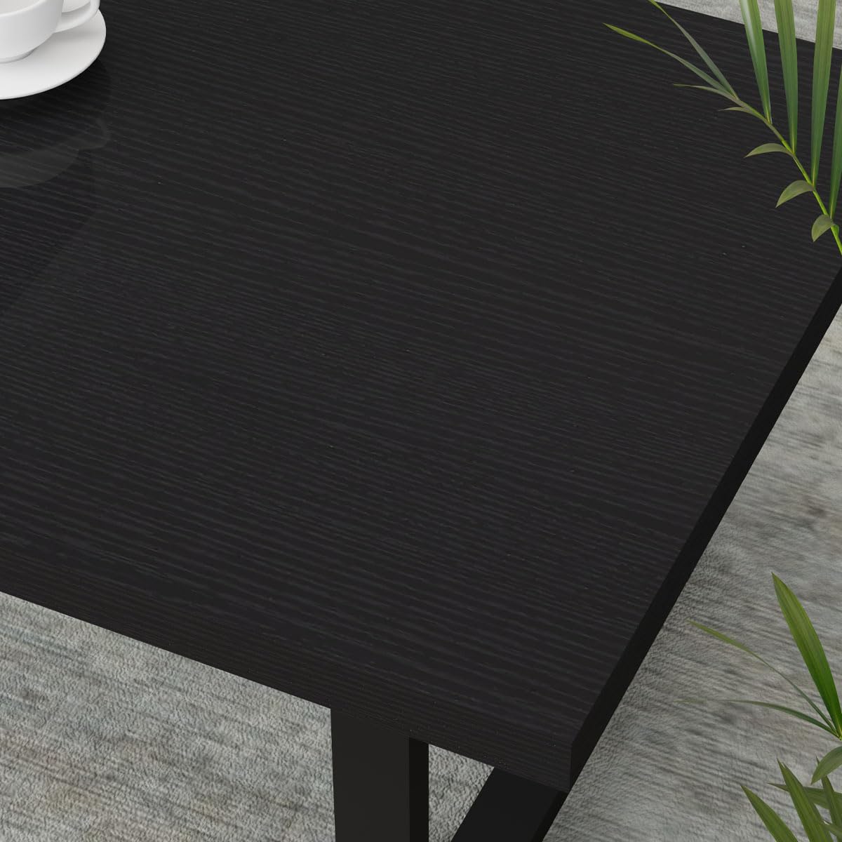 IBF Coffee Table Living Room Wooden Center Coffee Tables 120cm Black Oak