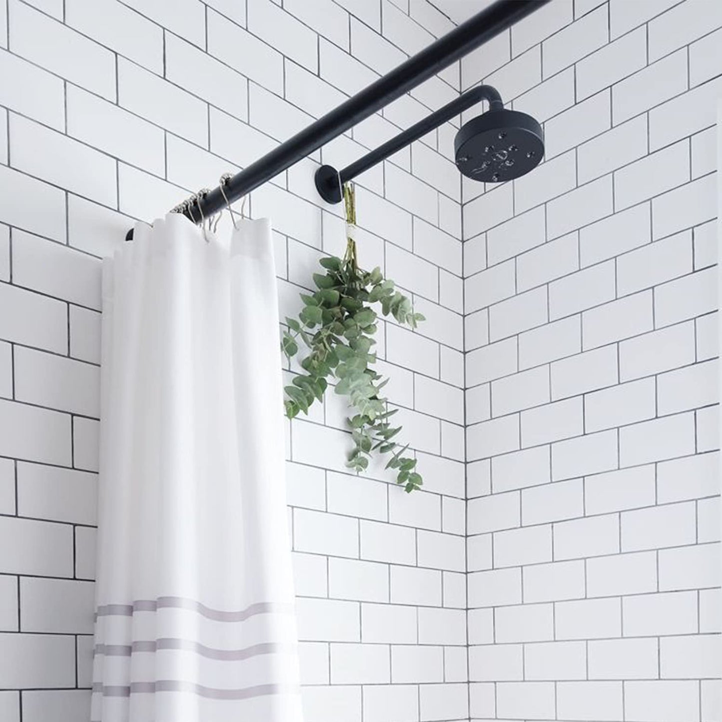 Smith’s® 14x Stainless Steel Shower Curtain Hooks | Chrome, Silver, Metal, Shower Rod & Rail Rings, & Roller Balls for Bathrooms | Rust-Resistant