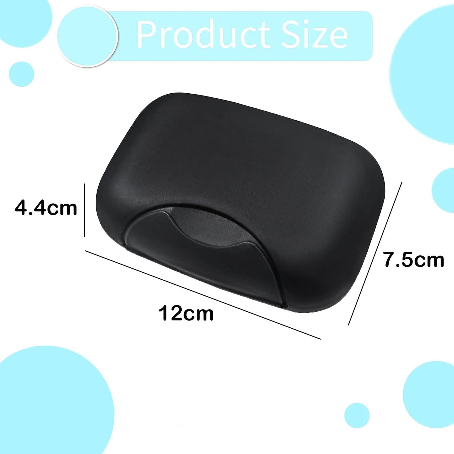 2Pcs Travel Soap Case Soap Bar Travel Dish with Lid Waterproof Leakproof Box Container Holder Closable Holder Portable Dish for Shower
