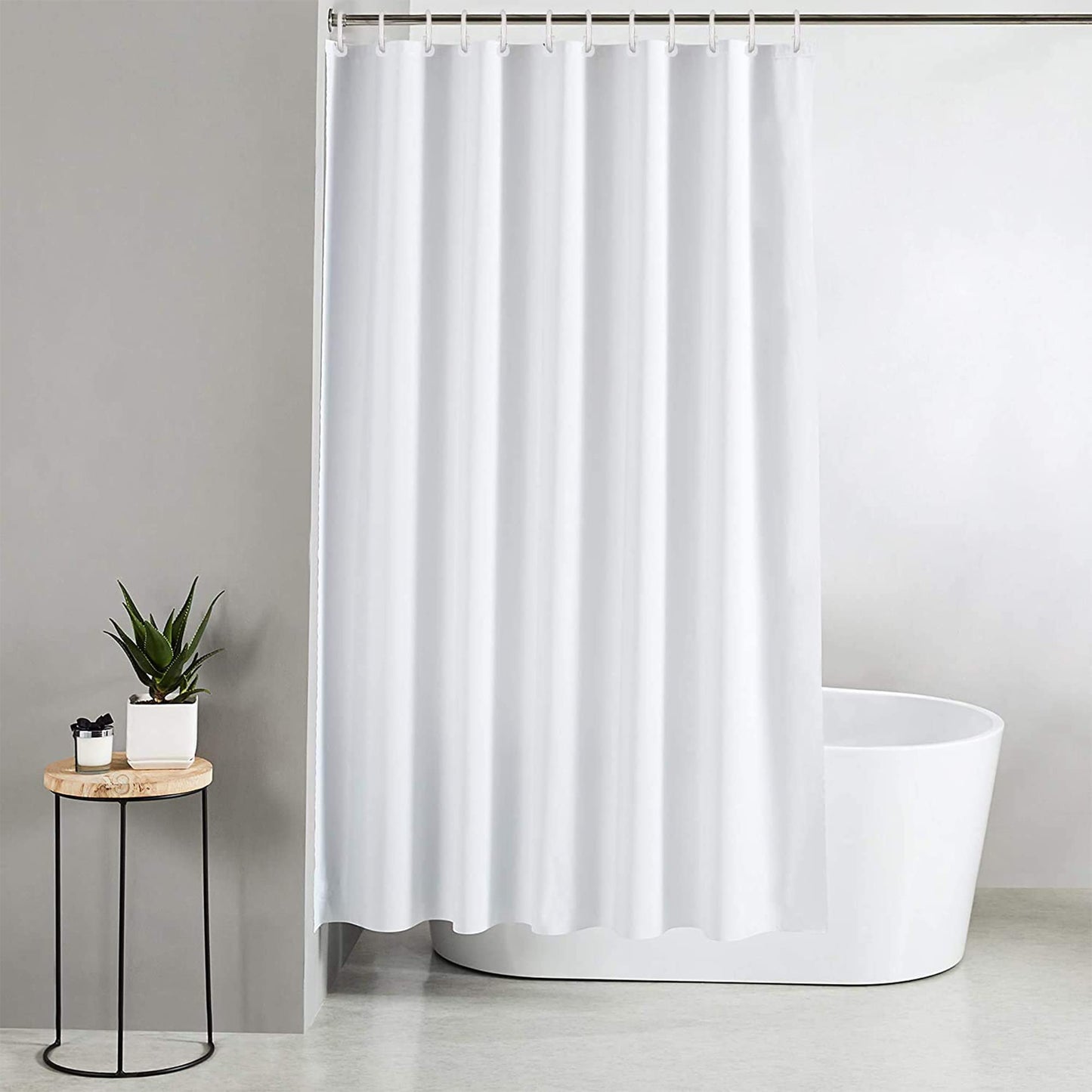 Blue Canyon Extra Long Shower Curtains | 100% Polyester Shower Curtain | Anti-Bacterial Surface Treatment | Water Repellent| Weighted Hem