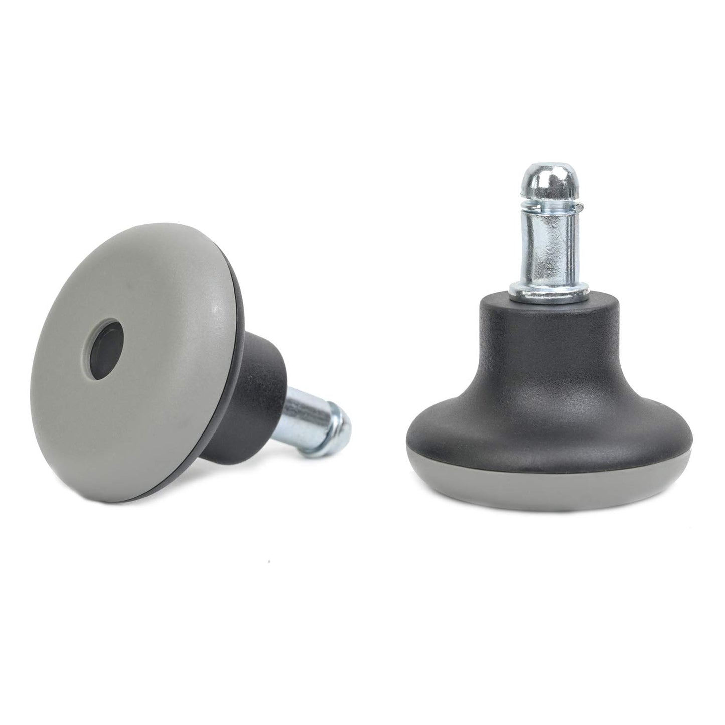 Xidouyuer 5pcs Bell Glides Caster Wheels Low Profile Bell Slider Replacement Office Chair Stool Swivel Caster Wheels to Fixed Stationary Castors