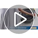 HOZELOCK - Auto Reel 30m wall-mounted hose reel : Easy to Install, Lock, Auto-rewind, Ready-to-use Reel With Nozzle, Fittings, Hozelock Hose and Accessories Included - 5 Year Guarantee* [2403 0000]