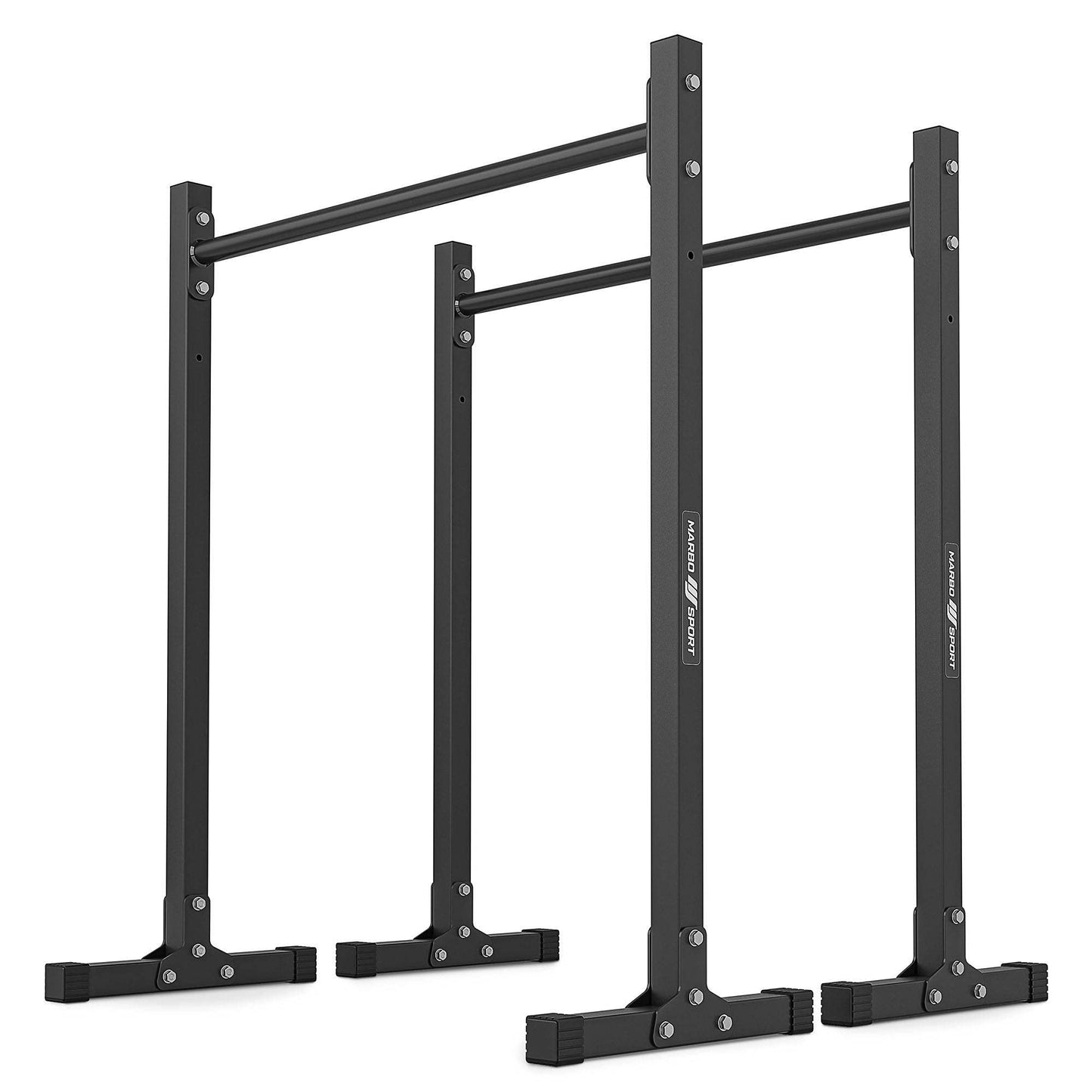 Marbo-Sport Unisex Adult 616469951687 Dip Station, Black, Large