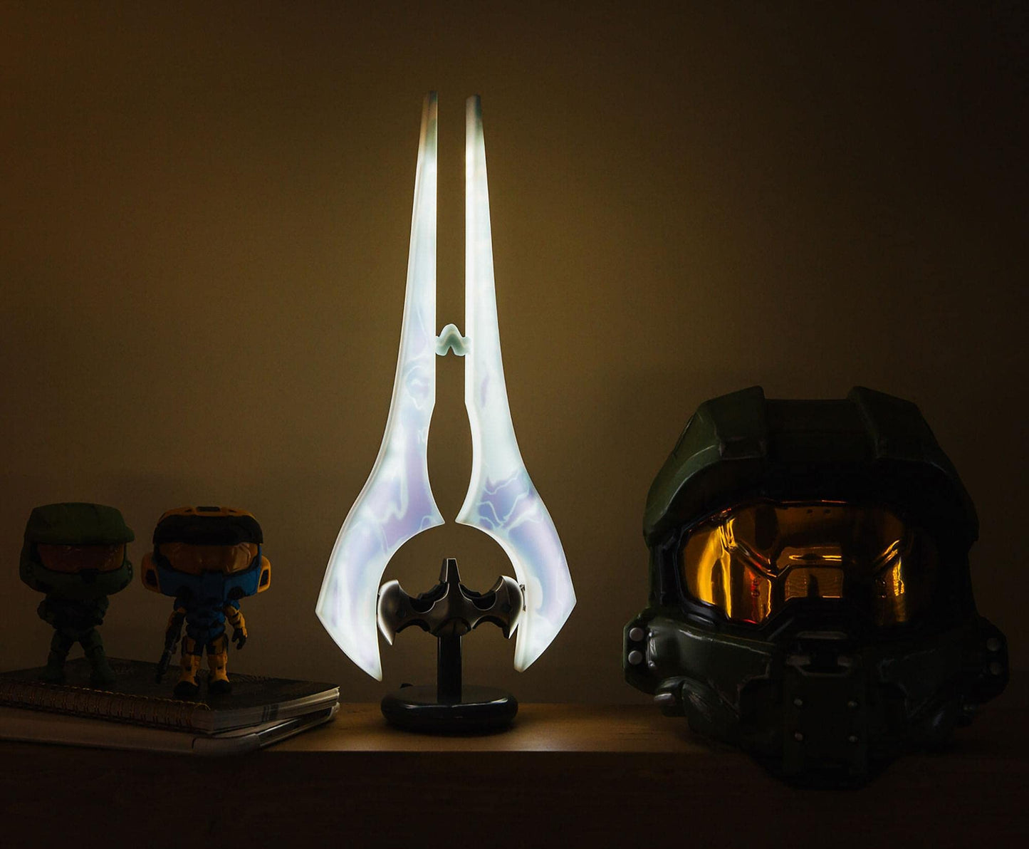 Ukonic Halo Light-Up Energy Sword Collectible LED Desktop Lamp | 14 Inches Tall