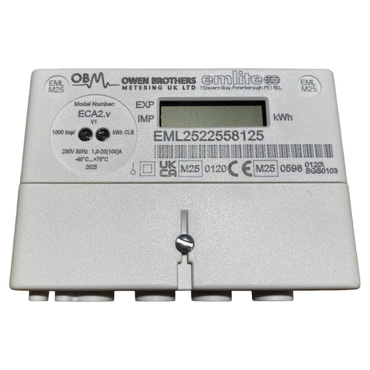 ECA2.v 100A MID Certified Single Phase kWh Electric Meter