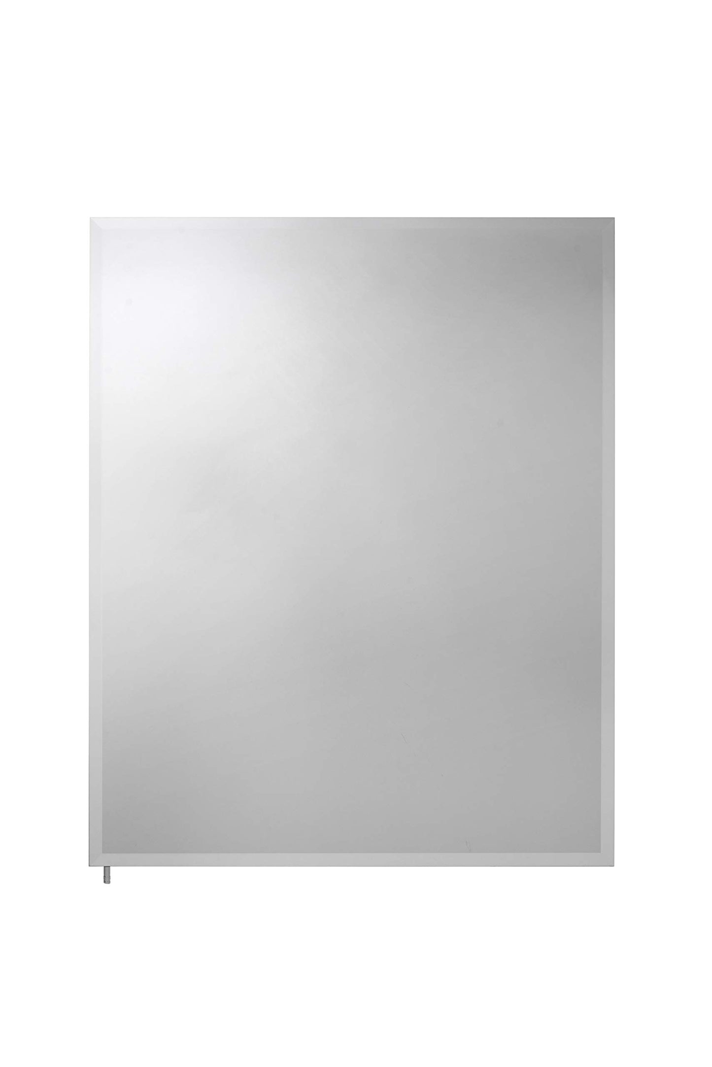 Croydex Haven Aluminium Bathroom Mirror Cabinet, Double Sided Mirrored Doors, Adjustable Shelves, Easy Install Hang 'n' Lock System, Surface & Recess