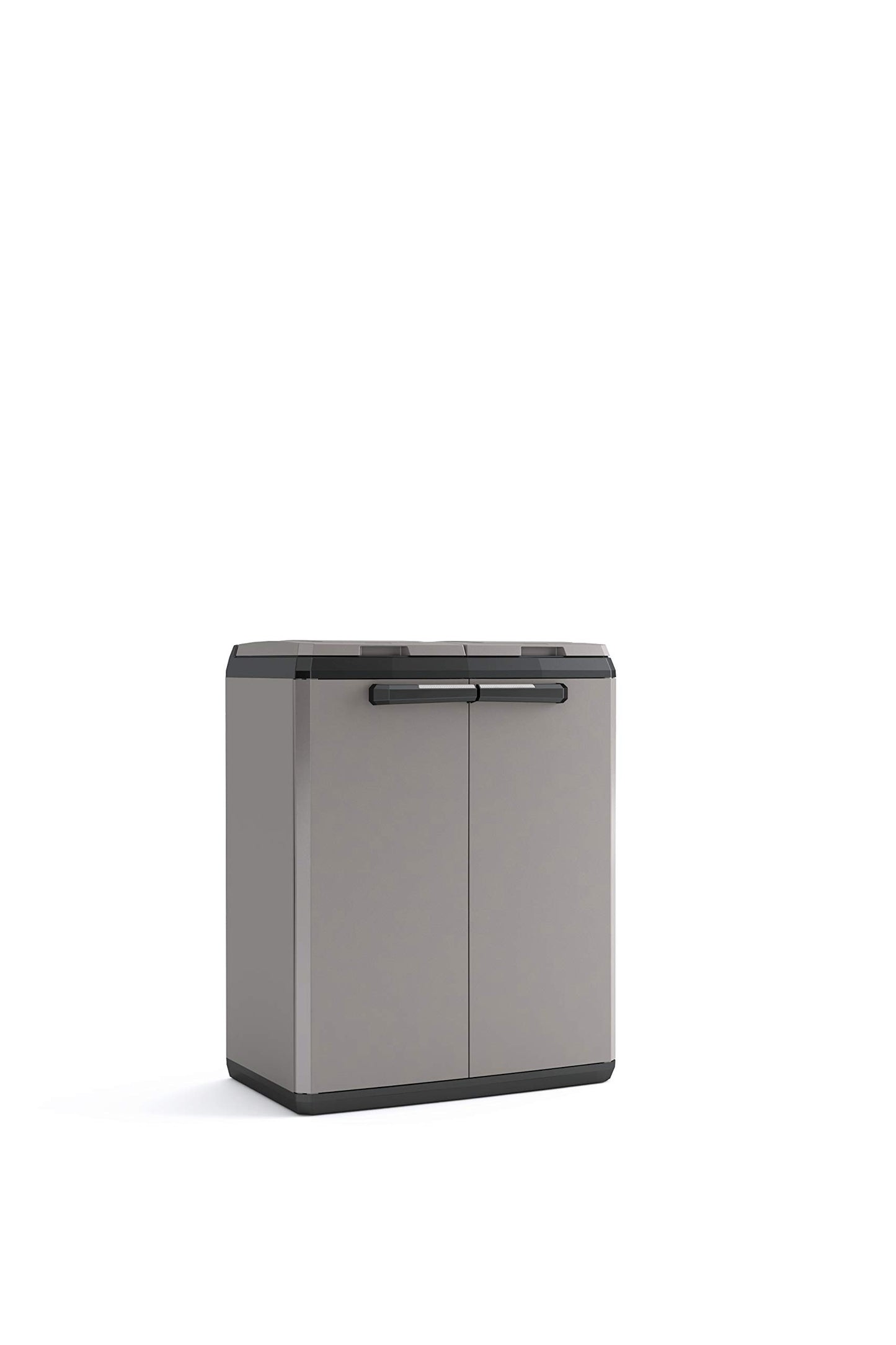 Keter Split Base Indoor Outdoor Multi purpose Recycling Cabinet Grey/Black