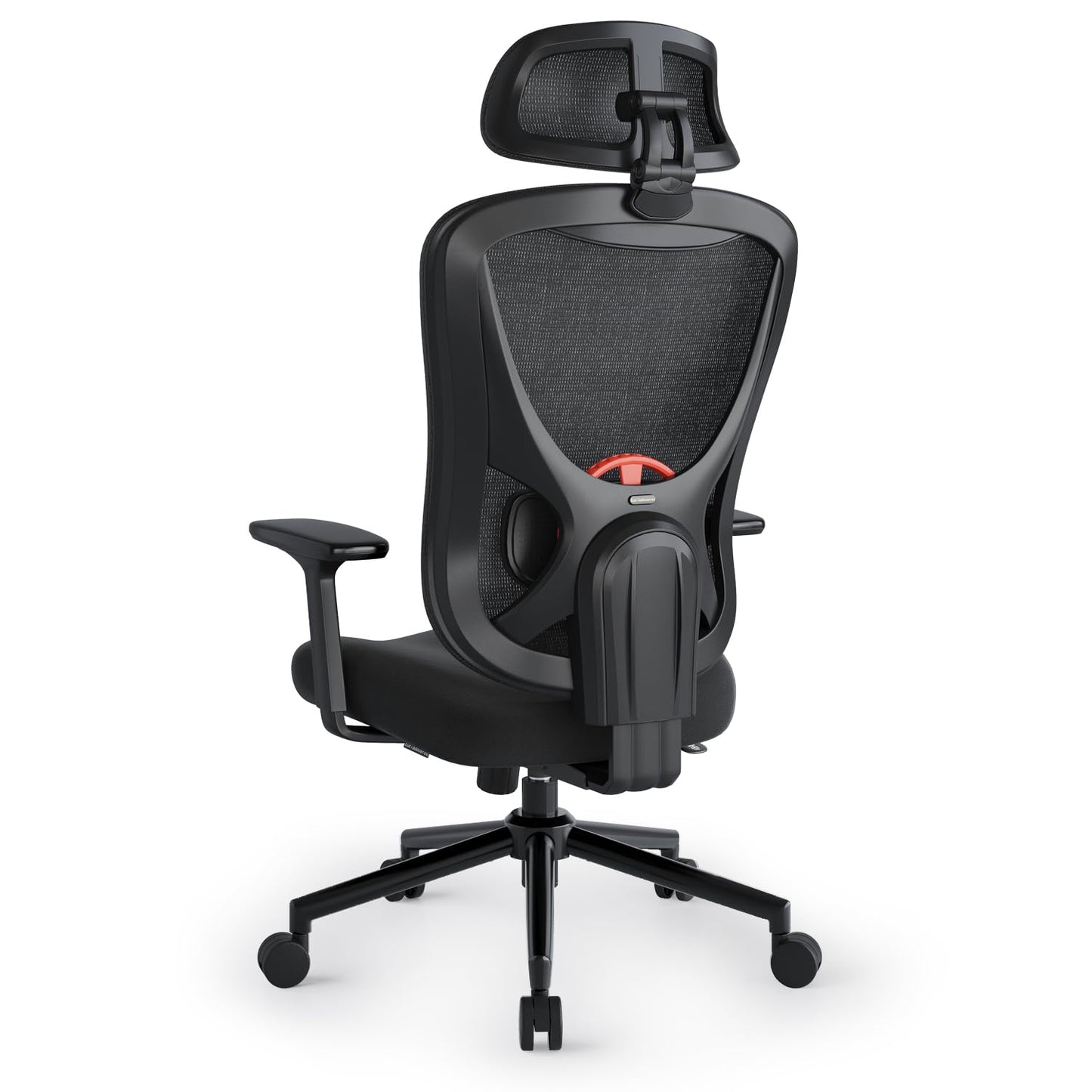Eucladoceros Ergonomic Office Chair - Lift Up Mesh Backrest, 330lbs, Black