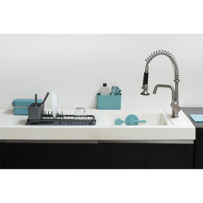 Brabantia Dish Drying Rack, Dark Grey, Large (38.5 x 49 cm)