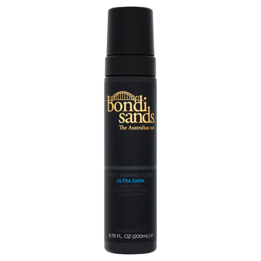 Bondi Sands Ultra Dark Self-Tanning Foam - Lightweight, Buildable Formula Gives a Sun-Kissed Glow for a Flawless Finish; Enriched with Aloe Vera;