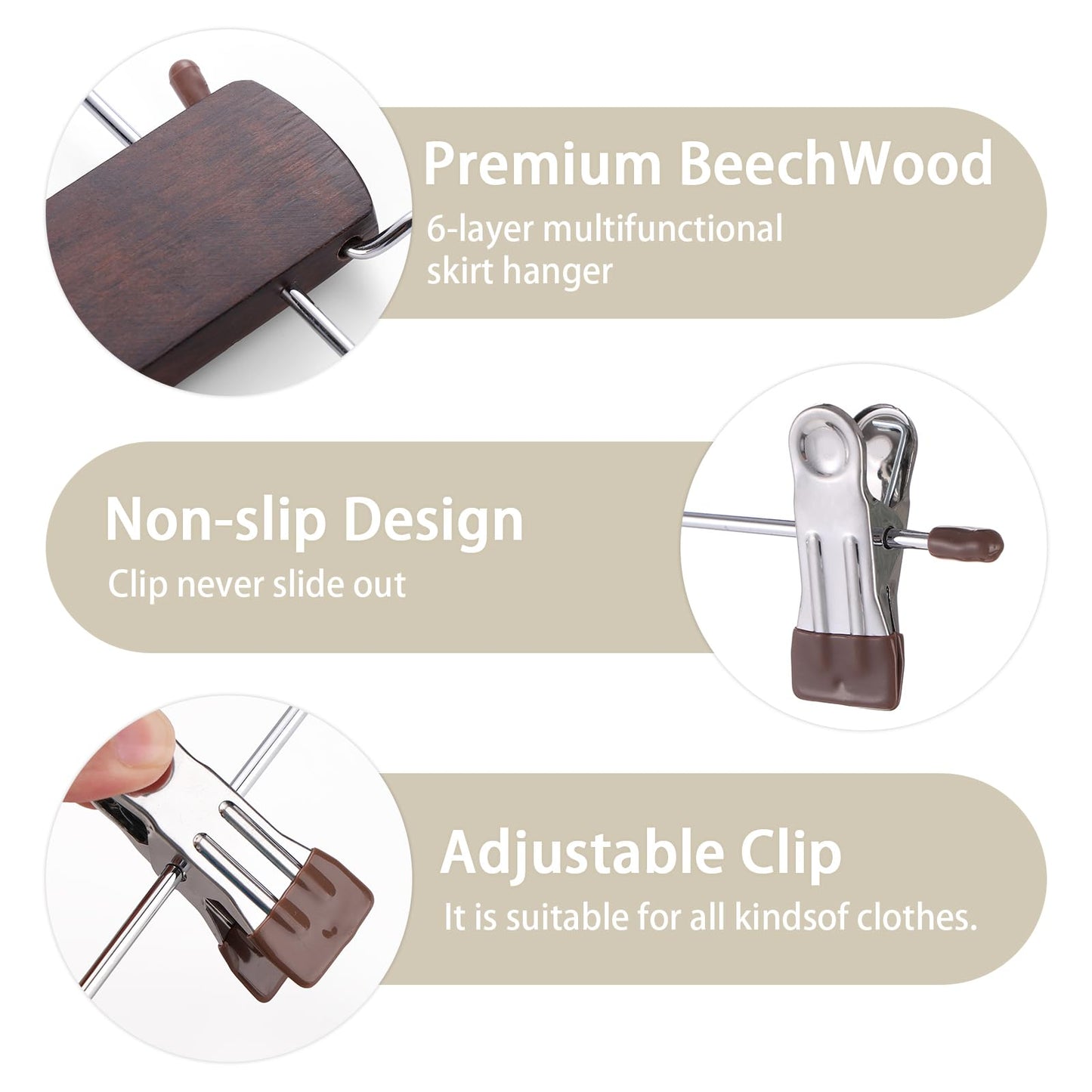 feasteery Skirt Hangers (2)