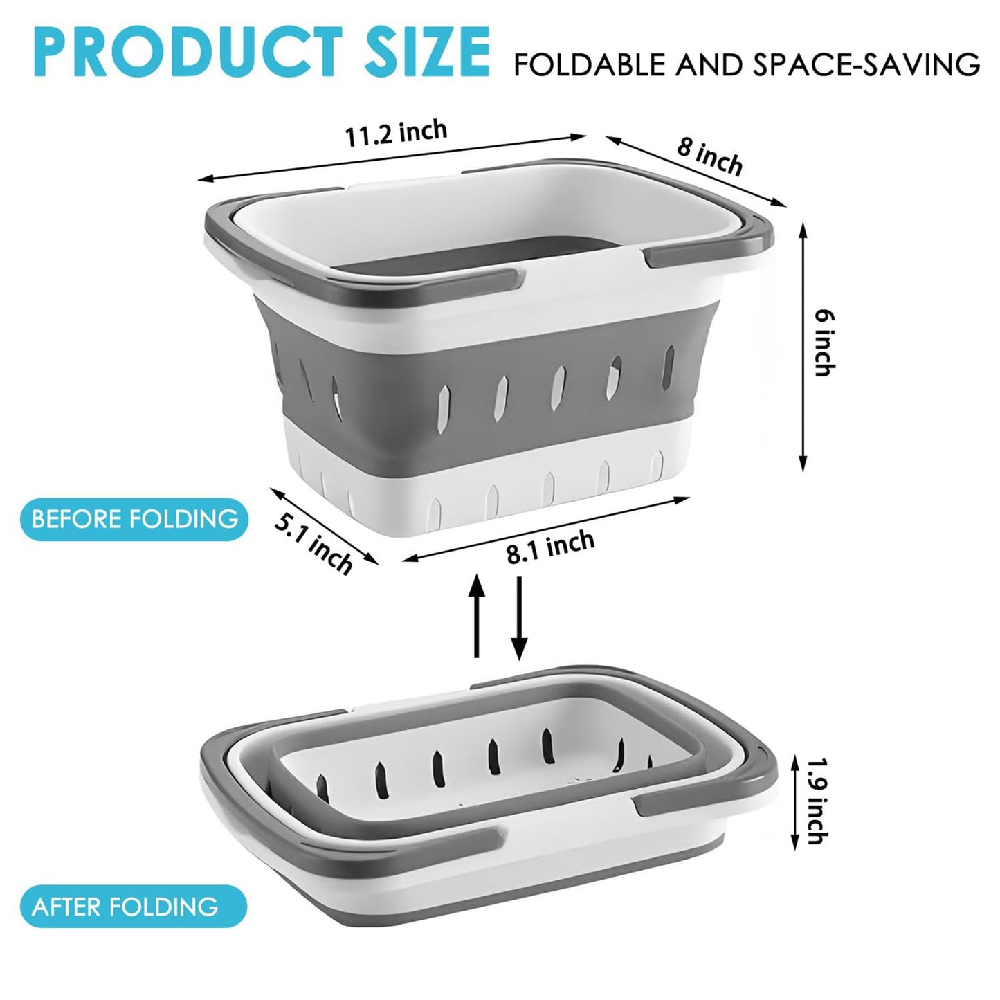 Cosblisvia Collapsible Shower Caddy Cleaning Caddy For Students Campers Families Portable Shower Storage For College Dorms Gym Washrooms Travel
