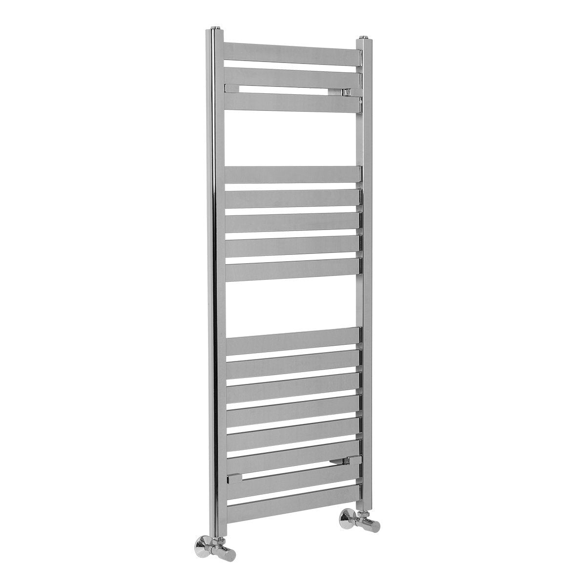 Warmehaus Designer Flat Panel Heated Towel Rail Radiator 1200 x 500 Chrome