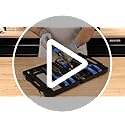 Draper Expert 140mm 8 Piece Wood Chisel Set | Woodworking Hand Tools | Aluminium Oxide Sharpening Stone | 6 to 38mm Blades Carving Tool |Impact Resistant Soft Grip |Honing Guide| 88605
