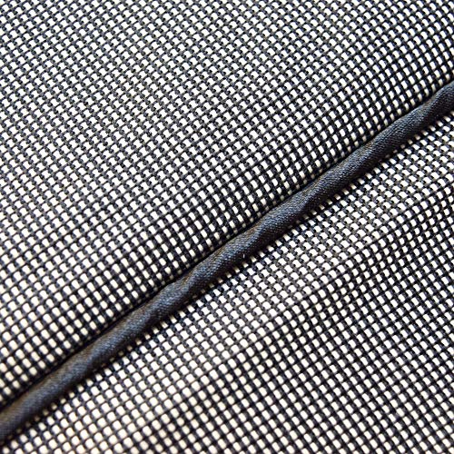 Budge P1A01PM1-2PK English Garden Patio Stack of Chairs Barstool Cover (2 Pack) Heavy Duty and Waterproof, Chairs Chair (2-Pack), Tan Tweed