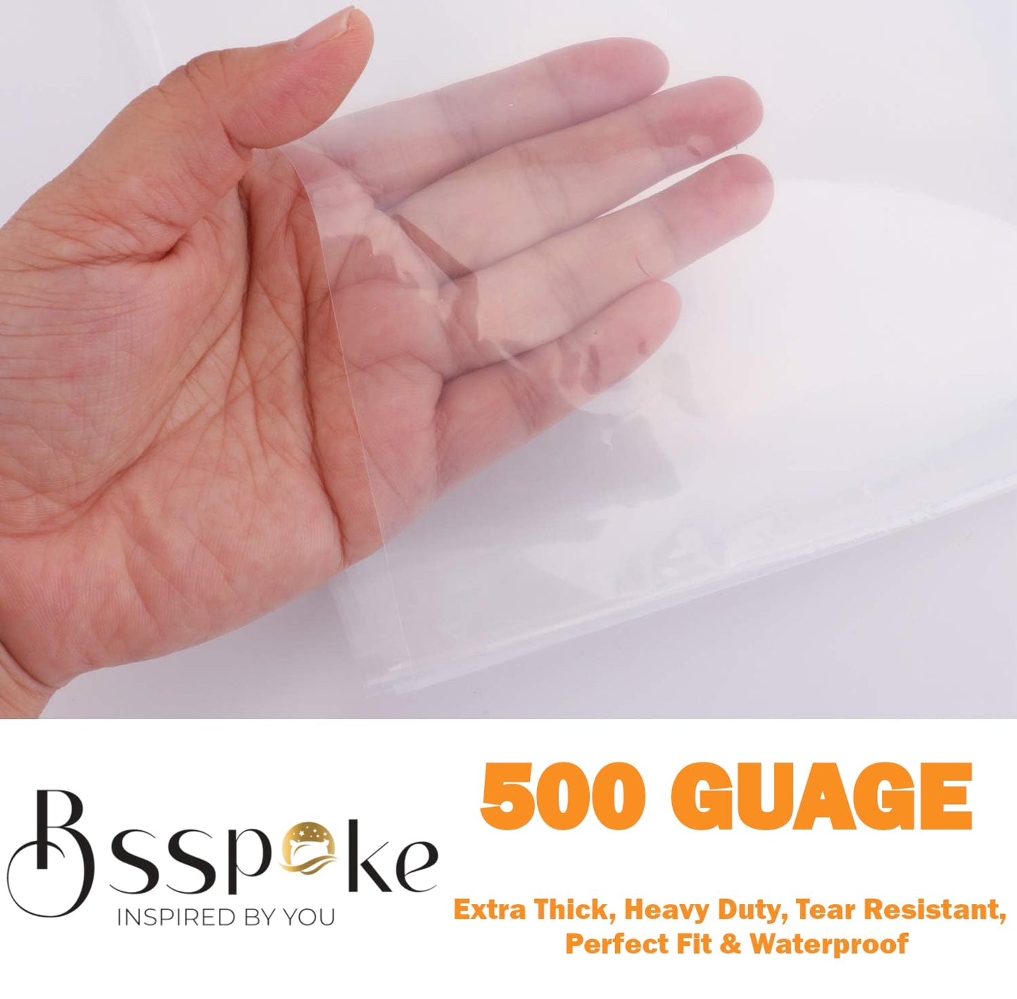 BSSPOKE 500 Guage Double Mattress Bags for Storage Durable Mattress Storage Bag for Moving & Storage – Perfect Fit, Ultra-Strong Material